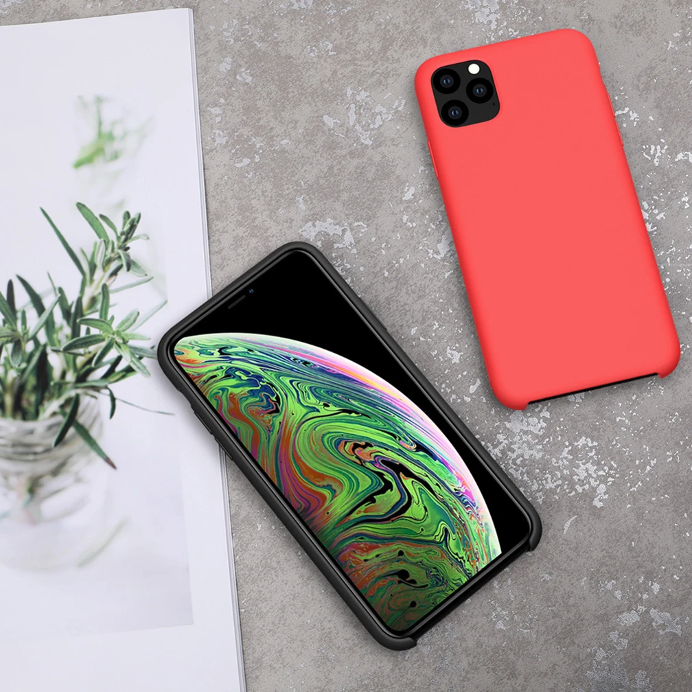 For iPhone 11 case NILLKIN Flex Pure CASE Slim Soft Liquid Silicone Rubber Shockproof Phone Case for iPhone 11Pro Max cover
For iPhone 11 case NILLKIN Flex Pure CASE Slim Soft Liquid Silicone Rubber Shockproof Phone Case for iPhone 11Pro Max cover