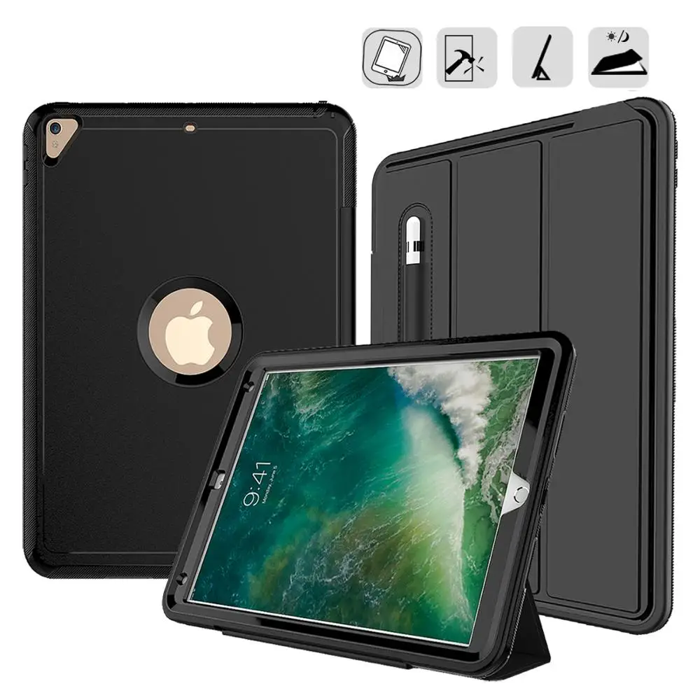 For iPad Air 3 10.5 Case iPad Pro 10.5 Smart Cover Funda With Pencil Holder/film Kids Shockproof Armor Rugged Full Protective
For iPad Air 3 10.5 Case iPad Pro 10.5 Smart Cover Funda With Pencil Holder/film Kids Shockproof Armor Rugged Full Protective