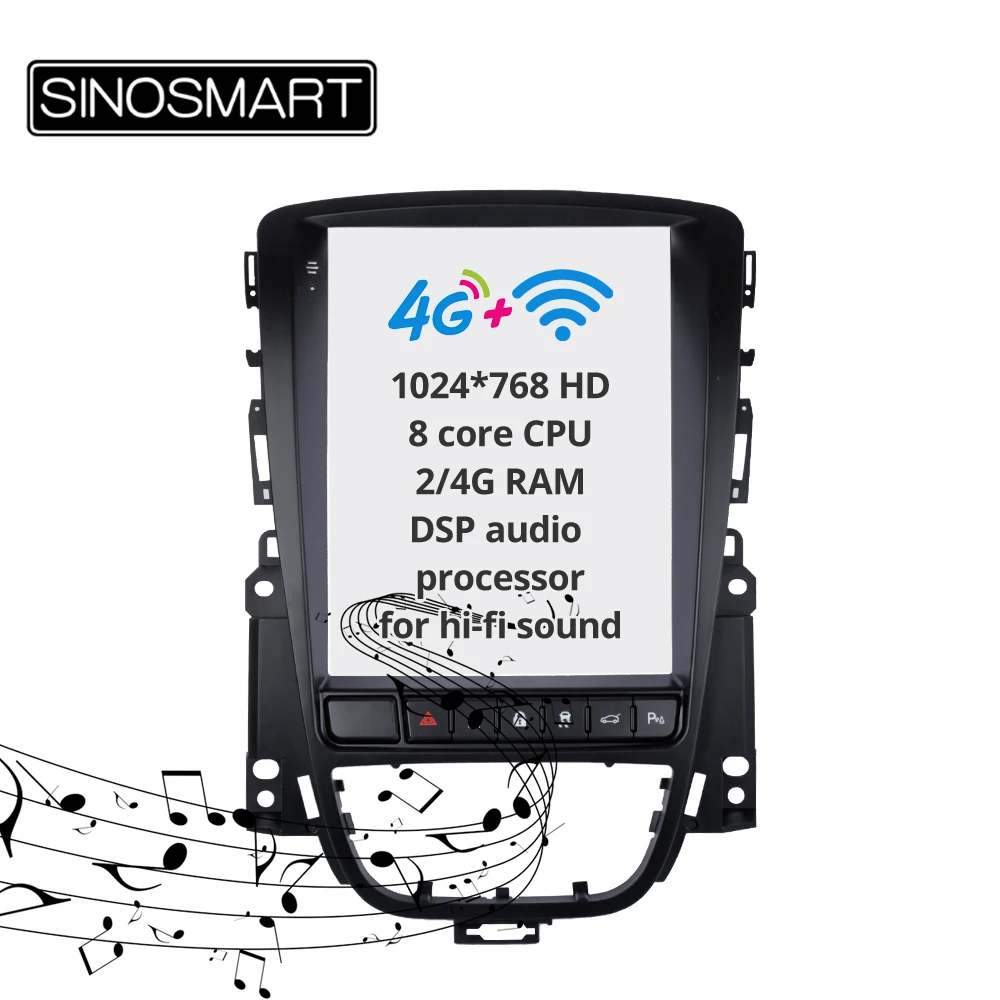 Sinosmart 9 7 ''Tesla Style вертикальный HD экран Android 8 1 автомобильная навигация GPS радио
