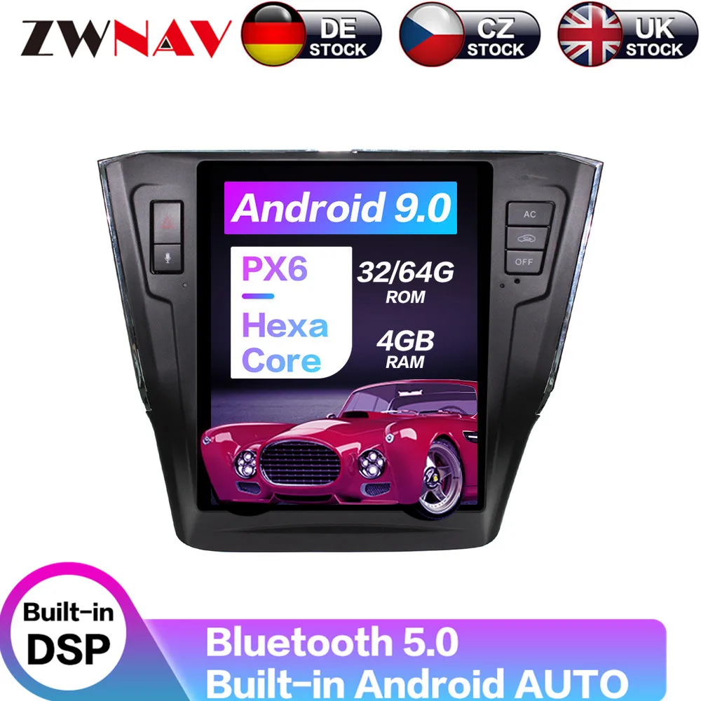 Carplay DSP Android 9.0 PX6 Vertical Tesla Radio Screen Car Multimedia Player Stereo GPS Navigation For VW Passat 2015-2018
Carplay DSP Android 9.0 PX6 Vertical Tesla Radio Screen Car Multimedia Player Stereo GPS Navigation For VW Passat 2015-2018