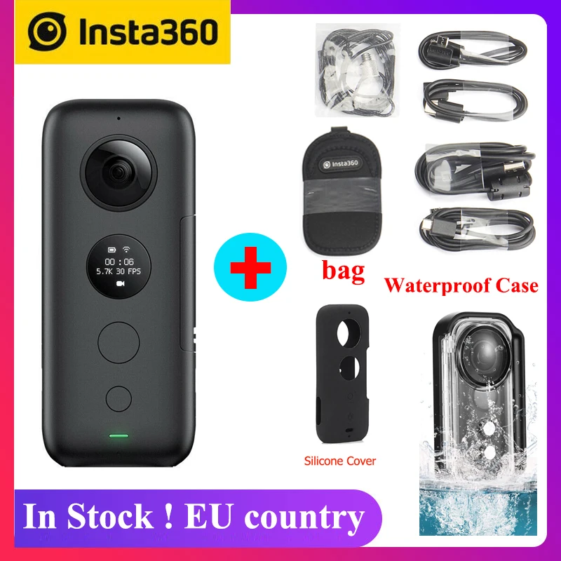 Insta360 ONE X 360 Action Camera,with Flowstate Stabilization,5.7K Video Real Time WiFi Transfer Action Camera for iPhone
Insta360 ONE X 360 Action Camera,with Flowstate Stabilization,5.7K Video Real Time WiFi Transfer Action Camera for iPhone