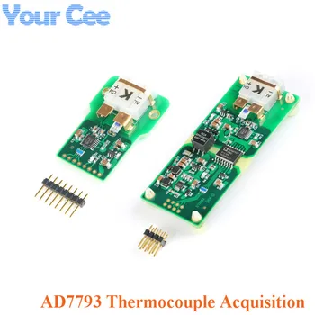 AD7793 K Thermocouple Acquisition Module High Precision Temperature Measurement PT100 With Isolation SPI interface STM32F10X
AD7793 K Thermocouple Acquisition Module High Precision Temperature Measurement PT100 With Isolation SPI interface STM32F10X