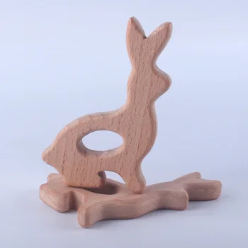 1Pcs Eco-friendly Beech Wooden Baby Teether Cartoon Animal Rabbit Teething Pendant Charms
1Pcs Eco-friendly Beech Wooden Baby Teether Cartoon Animal Rabbit Teething Pendant Charms