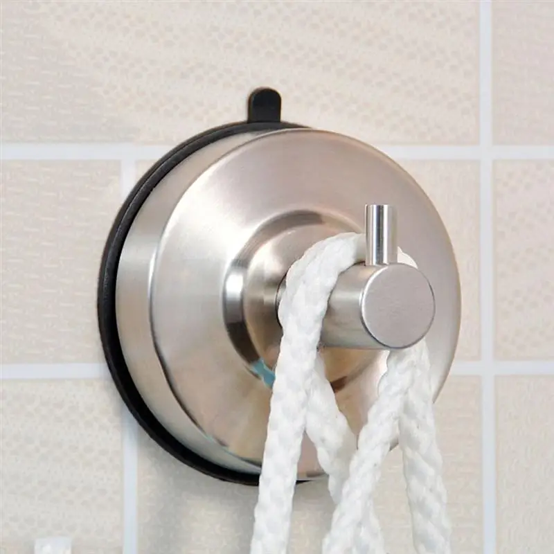 2Pcs Wall-Mounted Hooks Stainless Steel Suction Cup Hanger Hooks Wall Hanging Hook for Towel Key Coat Bag Hat Hanger
2Pcs Wall-Mounted Hooks Stainless Steel Suction Cup Hanger Hooks Wall Hanging Hook for Towel Key Coat Bag Hat Hanger