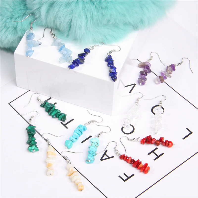 2019 Boho Dangle Hook Earrings Colorful Long Eardrop For Women Jewelry Earrings For Women Christmas Crystal Stone Chips
2019 Boho Dangle Hook Earrings Colorful Long Eardrop For Women Jewelry Earrings For Women Christmas Crystal Stone Chips