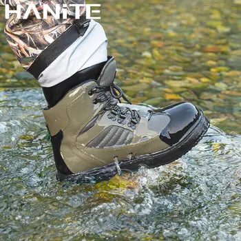 HANITE Breathable fishing wading shoes, wader shoes, felt sole wader boots, quick-drying fishing boots, hunting shoes for waders
HANITE Breathable fishing wading shoes, wader shoes, felt sole wader boots, quick-drying fishing boots, hunting shoes for waders