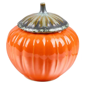 Pumpkin Shaped Storage Pot Practical Creative Beautiful Tea Jar Storage Container Sealed Canisters for Dry Food Coffee Bean
Pumpkin Shaped Storage Pot Practical Creative Beautiful Tea Jar Storage Container Sealed Canisters for Dry Food Coffee Bean