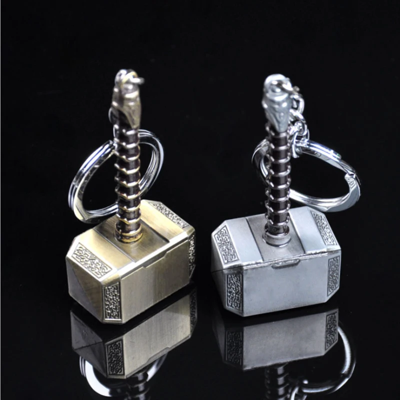 Anime Keychains Thor Hammer Metal Marvel Keychain Men Key Chain Pendant Thanos Arma Infinity Gauntlet Iron Man Spider Man
Anime Keychains Thor Hammer Metal Marvel Keychain Men Key Chain Pendant Thanos Arma Infinity Gauntlet Iron Man Spider Man