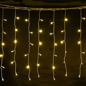 Christmas Garland LED Curtain Icicle String Lights 4.7m 96 Leds Indoor Drop Party Garden Street Outdoor Decorative Fairy Lights
Christmas Garland LED Curtain Icicle String Lights 4.7m 96 Leds Indoor Drop Party Garden Street Outdoor Decorative Fairy Lights