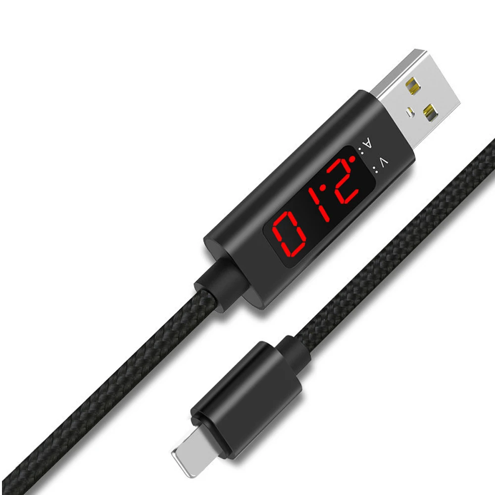 USB Cable 5V 2.4A Fast Charging LED Display C-type Micro 1m Charger Cable for Samsung Huawei Millet Cable for IPhone IPad Cable
USB Cable 5V 2.4A Fast Charging LED Display C-type Micro 1m Charger Cable for Samsung Huawei Millet Cable for IPhone IPad Cable