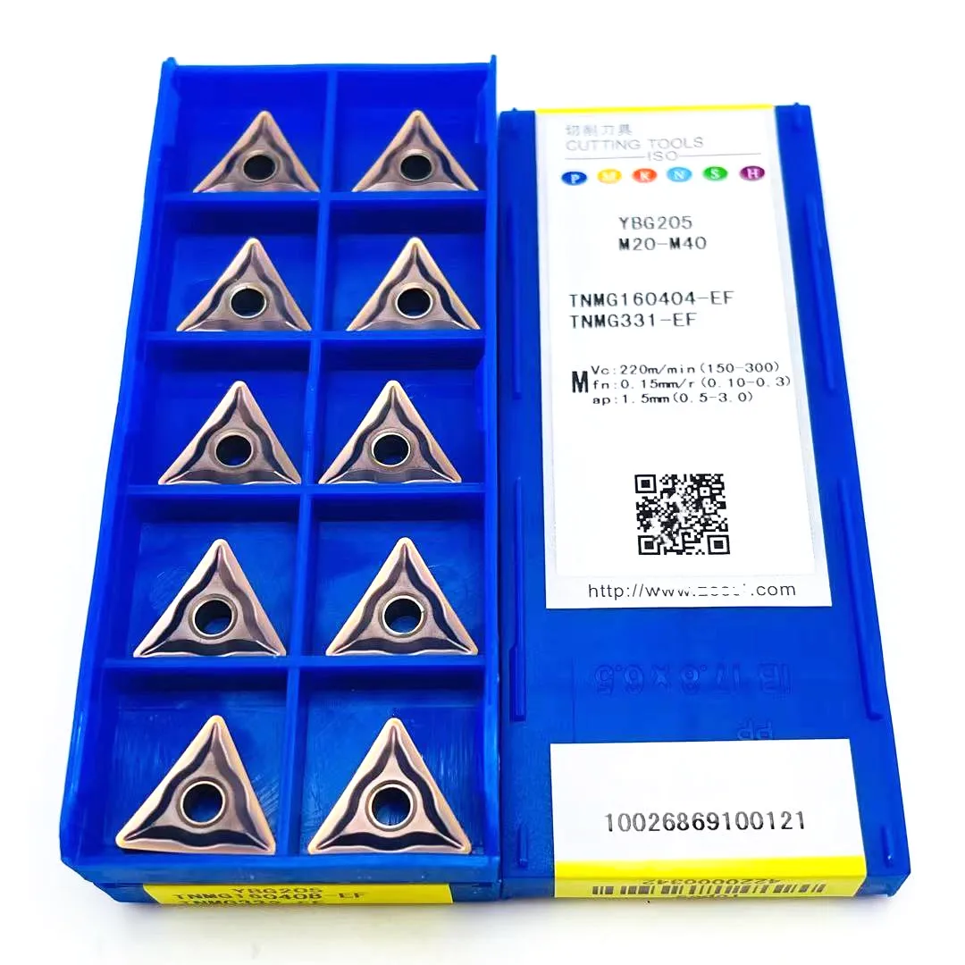 Original TNMG 160404 TNMG160404-EF TNMG160408-EF YBG205 Lathe Cutter Turning Tools CNC
Original TNMG 160404 TNMG160404-EF TNMG160408-EF YBG205 Lathe Cutter Turning Tools CNC
