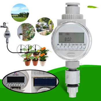 Water Timer Solar Power Automatic LCD Digital Water Saving Irrigation Controller Irrigation Timer Equipment
Water Timer Solar Power Automatic LCD Digital Water Saving Irrigation Controller Irrigation Timer Equipment