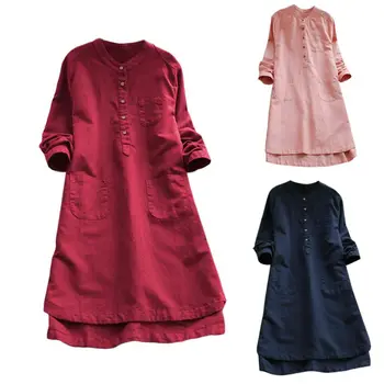 Women Long Shirt Dress Asymmetrical Tops Blouse Oversize Cotton Mini Dress Plus
Women Long Shirt Dress Asymmetrical Tops Blouse Oversize Cotton Mini Dress Plus