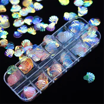 12 Grids/Set Natural 3D Nail Art Rhinestone Chameleon AB Color Shell Sequin Glitter Sparkle Nail Art Flakes DIY Decoration
12 Grids/Set Natural 3D Nail Art Rhinestone Chameleon AB Color Shell Sequin Glitter Sparkle Nail Art Flakes DIY Decoration