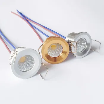 Silvery/Black/White/Golden Mini LED COB Downlights 3W 26mm 220V 230V 240V Jewelry Display Ceiling Recessed Cabinet Spot Lamp
Silvery/Black/White/Golden Mini LED COB Downlights 3W 26mm 220V 230V 240V Jewelry Display Ceiling Recessed Cabinet Spot Lamp