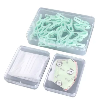 Transparent Mini Mask Packaging Organizer Portable Simple With Cover Storage Box Organizador Disposable Mask Container EC50SN
Transparent Mini Mask Packaging Organizer Portable Simple With Cover Storage Box Organizador Disposable Mask Container EC50SN