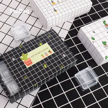StoBag 10pcs Grid Line Simple Wind Packing Box Handmade Biscuit Candy Small Cake Box Birthday Party Wedding Gift Supplies
StoBag 10pcs Grid Line Simple Wind Packing Box Handmade Biscuit Candy Small Cake Box Birthday Party Wedding Gift Supplies