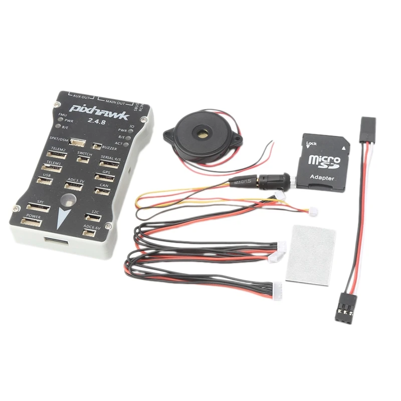 For Pixhawk PX4 2.4.8 Flight Controller Kit Set 32Bit ARM PX4FMU PX4IO Combo RC Part
For Pixhawk PX4 2.4.8 Flight Controller Kit Set 32Bit ARM PX4FMU PX4IO Combo RC Part