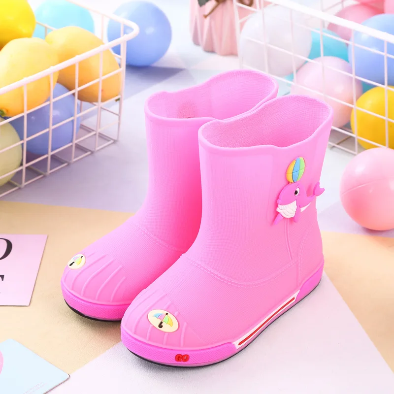 Korean-style CHILDREN'S Rain Boots Cartoon Four Seasons Baby Rain Boots Anti-slip Solid Color 2-8-Year-Old Men And Women Child W 
Korean-style CHILDREN'S Rain Boots Cartoon Four Seasons Baby Rain Boots Anti-slip Solid Color 2-8-Year-Old Men And Women Child W
