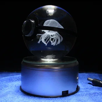Tentacruel Design Poke Ball Crystal Pokemon LED Night Light 3D Miniatures Birthday Gifts for Kids
Tentacruel Design Poke Ball Crystal Pokemon LED Night Light 3D Miniatures Birthday Gifts for Kids