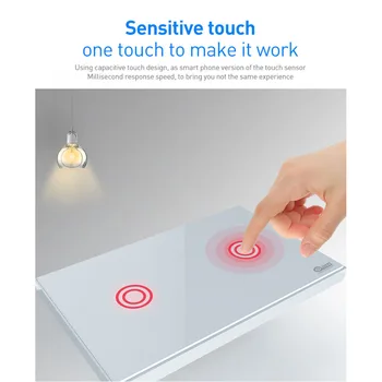 NEO COOLCAM Z-wave Wifi Wall Light Switch 2 Gang Wireless Smart Remote Control US Standard
NEO COOLCAM Z-wave Wifi Wall Light Switch 2 Gang Wireless Smart Remote Control US Standard