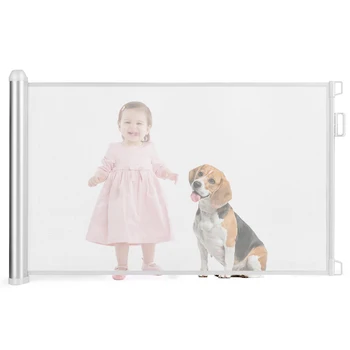 Baby Retractable Mesh Gates Pets Safety Gate w/ Easy Latch & Flexible Home
Baby Retractable Mesh Gates Pets Safety Gate w/ Easy Latch & Flexible Home