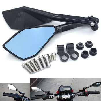 CNC Universal Motorcycle Bigger Side Rearview Mirrors Racer Scooter Sports For Honda cbr 600 f2 f3 f4 f4i CB599 / CB600 HORNET 
CNC Universal Motorcycle Bigger Side Rearview Mirrors Racer Scooter Sports For Honda cbr 600 f2 f3 f4 f4i CB599 / CB600 HORNET