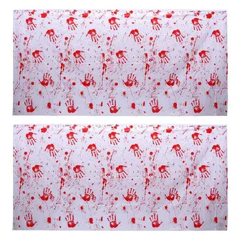2 Pcs Table Decor Table Cover Handprint Tablecloth Halloween Decor Bloody Table Cover for Halloween Home Decor Party
2 Pcs Table Decor Table Cover Handprint Tablecloth Halloween Decor Bloody Table Cover for Halloween Home Decor Party