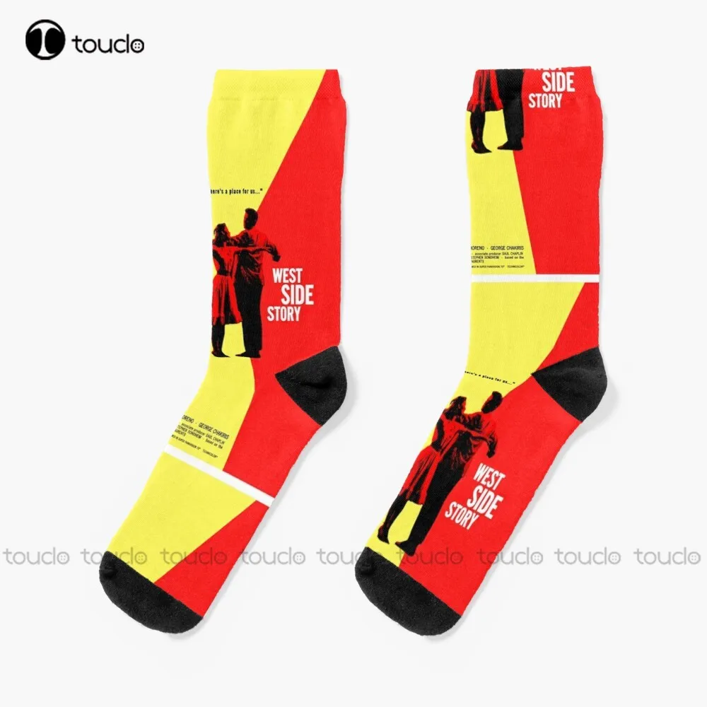 

West Side Story (1961) - Movie Poster Design Socks Unisex Adult Teen Youth Socks Personalized Custom 360° Digital Print