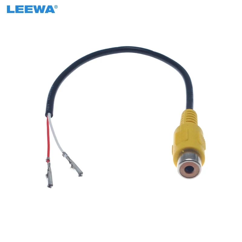 LEEWA RCA гнездовой разъем с обжимной 2-контактный для самостоятельной установки #