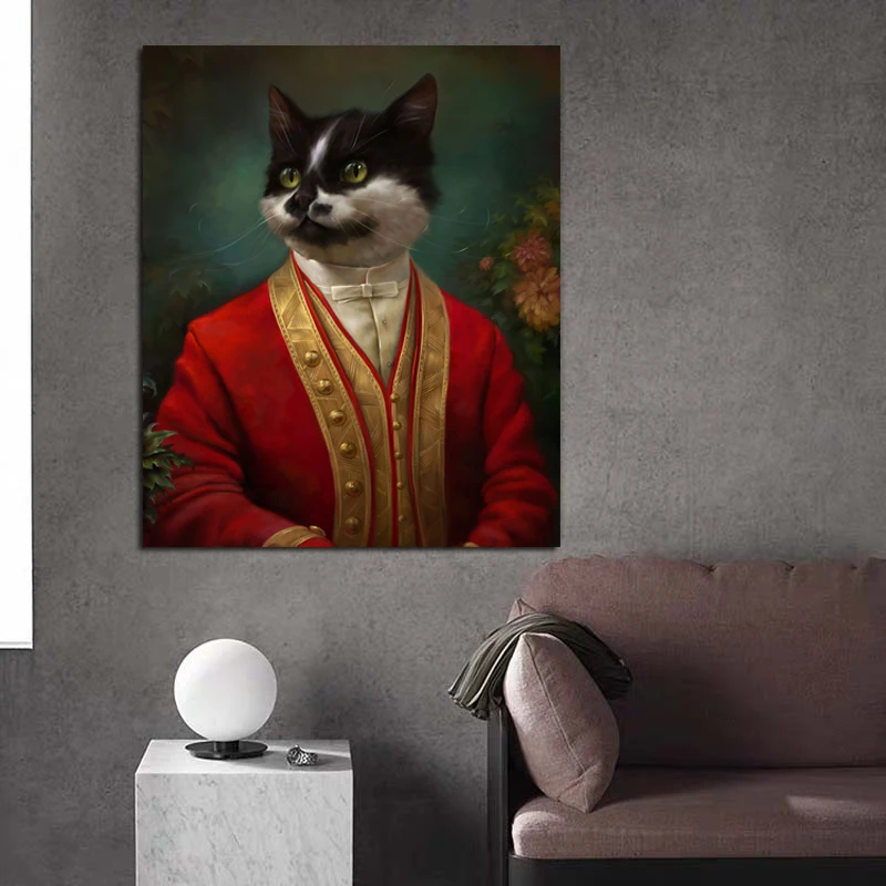Handsome Noble Cat Poster Picture Modern Wall Art Canvas Painting Unique Gift For Home Decoration Artwork
Handsome Noble Cat Poster Picture Modern Wall Art Canvas Painting Unique Gift For Home Decoration Artwork