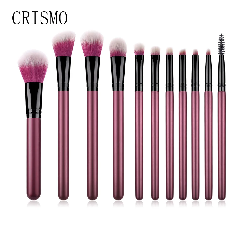 CRISMO 11PCS Premium Hair Professional Makeup Brushes Set Eyeshadow Powder Blusher Contour Makeup Brush Set Pennelli Trucco
CRISMO 11PCS Premium Hair Professional Makeup Brushes Set Eyeshadow Powder Blusher Contour Makeup Brush Set Pennelli Trucco