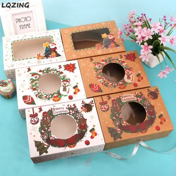 New 4/6 Cupcake Packaging Box with Clear Round Window White/Craft Kraft Paper Cake Gift Boxes Carton Christmas Party Decoration
New 4/6 Cupcake Packaging Box with Clear Round Window White/Craft Kraft Paper Cake Gift Boxes Carton Christmas Party Decoration