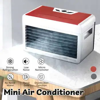Mini Portable Air Conditioner 2 Colors Light Conditioning Humidifier Purifier USB Desktop Air Cooler Fan With Water Tanks Home
Mini Portable Air Conditioner 2 Colors Light Conditioning Humidifier Purifier USB Desktop Air Cooler Fan With Water Tanks Home