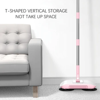 Hand Push Sweeper Household Magic Broom Dustpan Mop All-in-one Mop Sweeper Without Dead Corner Cleaning Mop with 3 Wipe Cloth
Hand Push Sweeper Household Magic Broom Dustpan Mop All-in-one Mop Sweeper Without Dead Corner Cleaning Mop with 3 Wipe Cloth