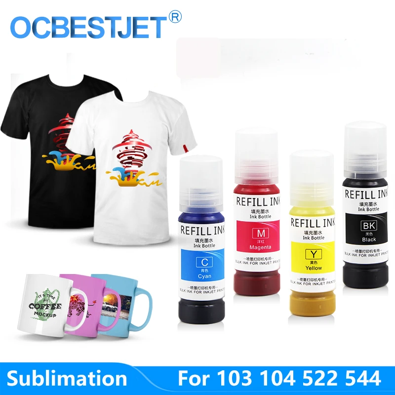 103 Sublimation Ink For Epson EcoTank L3100 L3110 3150 L3151 L3156 L3160 L5190 ET-2700 ET-2720 ET-2750 ET-2760 ET-3700 ET-4700
103 Sublimation Ink For Epson EcoTank L3100 L3110 3150 L3151 L3156 L3160 L5190 ET-2700 ET-2720 ET-2750 ET-2760 ET-3700 ET-4700