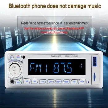 SWM-8600 Car Mp3 Player Bluetooth Stereo Audio MP3 Player Digital Amplifier Plug-in Card FM Radio USB 3.5mm AUX Audio Adapter
SWM-8600 Car Mp3 Player Bluetooth Stereo Audio MP3 Player Digital Amplifier Plug-in Card FM Radio USB 3.5mm AUX Audio Adapter