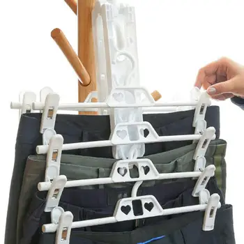 Multifunction Home Telescopic Folding Hanger Clothes Scarf Trousers Pants Hanger Storage rack with Clips Organizer
Multifunction Home Telescopic Folding Hanger Clothes Scarf Trousers Pants Hanger Storage rack with Clips Organizer
