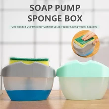Press Type Kitchen Liquid Soap Dispenser 2-in-1Soap Pump Dispenser With Sponge Automatic Detergent Container Kitchen Accessories
Press Type Kitchen Liquid Soap Dispenser 2-in-1Soap Pump Dispenser With Sponge Automatic Detergent Container Kitchen Accessories