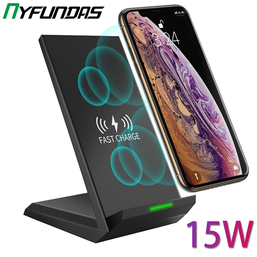 15W Qi Wireless Charger Stand Charging Station Dock For Samsung S10 S9 S8 Note 10 Iphone 11 Pro Max Huawei P30 Pro Phone Charger
15W Qi Wireless Charger Stand Charging Station Dock For Samsung S10 S9 S8 Note 10 Iphone 11 Pro Max Huawei P30 Pro Phone Charger