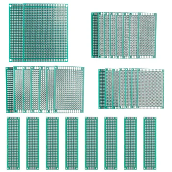 Prototype Board Universal Printed Circuit PCB Printed Circuit Board 5 Different Sizes Double Sided Prototyping Board 32pcs
Prototype Board Universal Printed Circuit PCB Printed Circuit Board 5 Different Sizes Double Sided Prototyping Board 32pcs