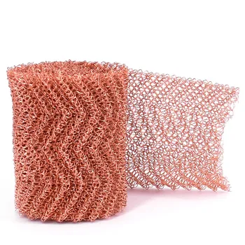 

Red copper Mesh Filter,Column Packing, Woven Wire Screen Filter For Distillation, Width 10cm ,Length 1-5m, Diameter 0.15mm