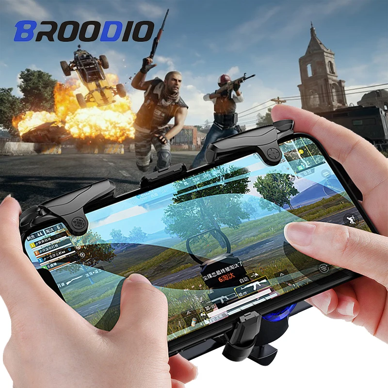 PUBG Mobile Gamepad Button Shooter Controller Gamepad Fire Button L1R1 Shooter Joystick For Smartphone Gaming Trigger Controller
PUBG Mobile Gamepad Button Shooter Controller Gamepad Fire Button L1R1 Shooter Joystick For Smartphone Gaming Trigger Controller