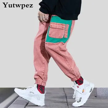 Men Denim Pant Distressed Harajuku Hip Hop Cargo Pant Jean Ripped Harem Pant Retro Streetwear Jeans Multi Pockets Trousers
Men Denim Pant Distressed Harajuku Hip Hop Cargo Pant Jean Ripped Harem Pant Retro Streetwear Jeans Multi Pockets Trousers