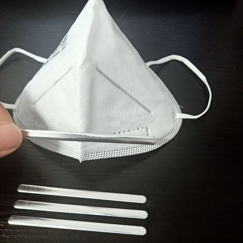 handgefertigtes Basteln Nasensteg-Streifen aus Aluminium f/ür DIY-Masken atmungsaktiver Schwamm Zubeh/ör zum N/ähen und Basteln