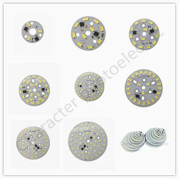 

5pcs AC 220V led pcb SMD 5730 3w 5w 7w 10w 12w 15w 18w 24w integrated ic driver White/ Warm White Light Source For LED Bulb