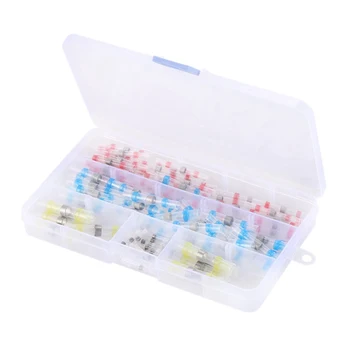 100pcs 4 Sizes Waterproof Solder Sleeve Heat Shrink Tube Terminal Connectors with Box
100pcs 4 Sizes Waterproof Solder Sleeve Heat Shrink Tube Terminal Connectors with Box