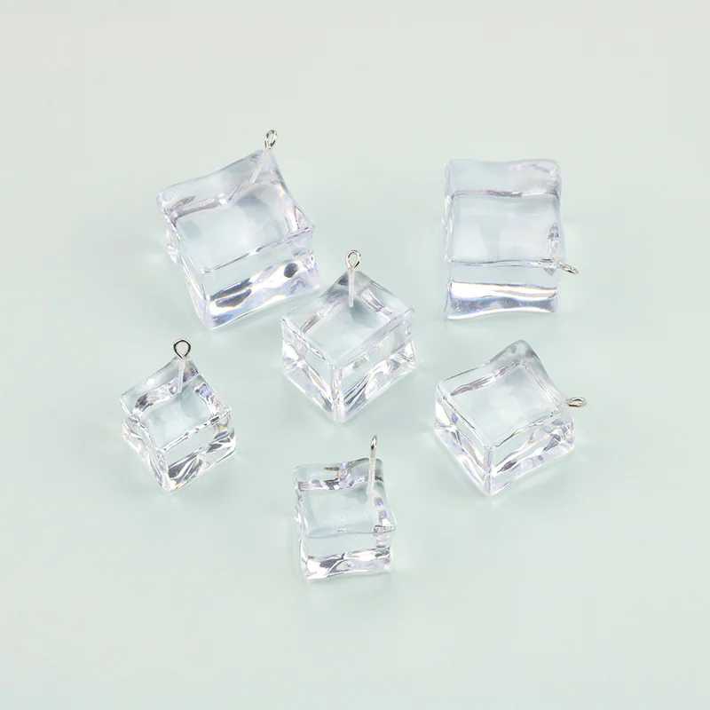 5pcs Acrylic Ice Cube Pendant Charms Geometric Ice Charms for Necklace Earring Diy Jewelry Making Supplies Key Chain Findings
5pcs Acrylic Ice Cube Pendant Charms Geometric Ice Charms for Necklace Earring Diy Jewelry Making Supplies Key Chain Findings