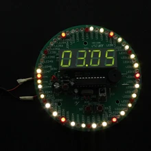 4 Digital LED Clock DIY Kit DS18B20 LED Flashing Rotate Alarm Module Remote Control Electronic Components Welding Practices
4 Digital LED Clock DIY Kit DS18B20 LED Flashing Rotate Alarm Module Remote Control Electronic Components Welding Practices
