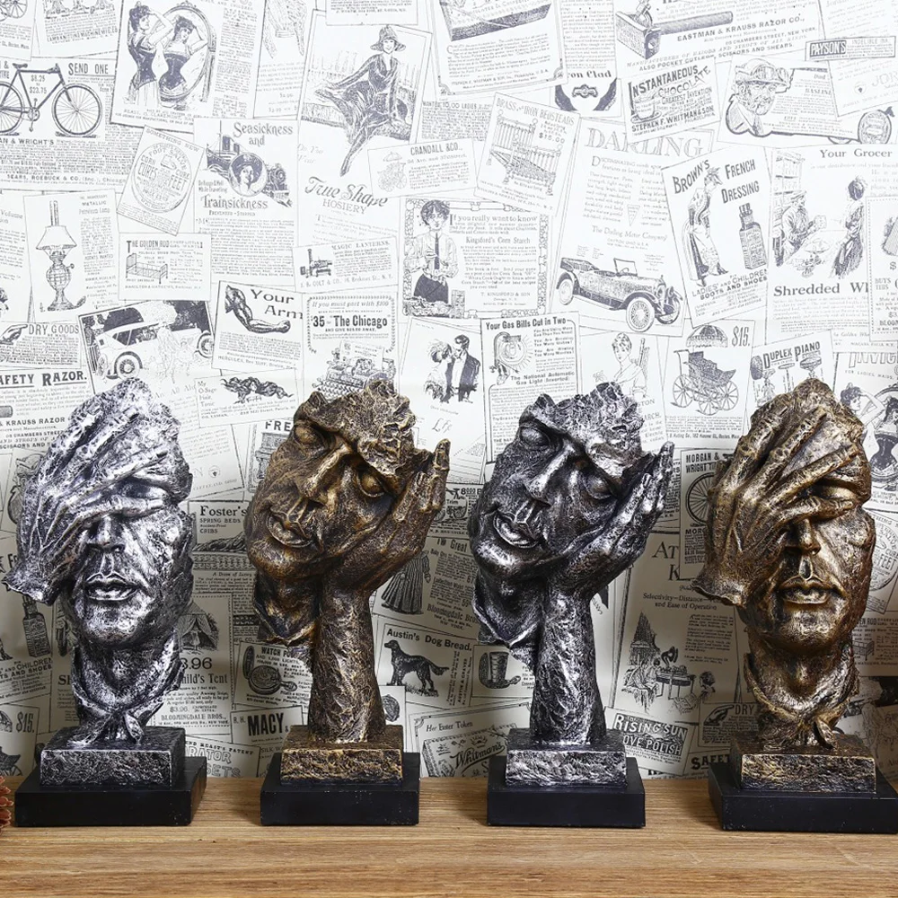 NEW Statues Characters Figurine Don't Listen/Speak/Look Sculpture Home Desktop Craft
NEW Statues Characters Figurine Don't Listen/Speak/Look Sculpture Home Desktop Craft